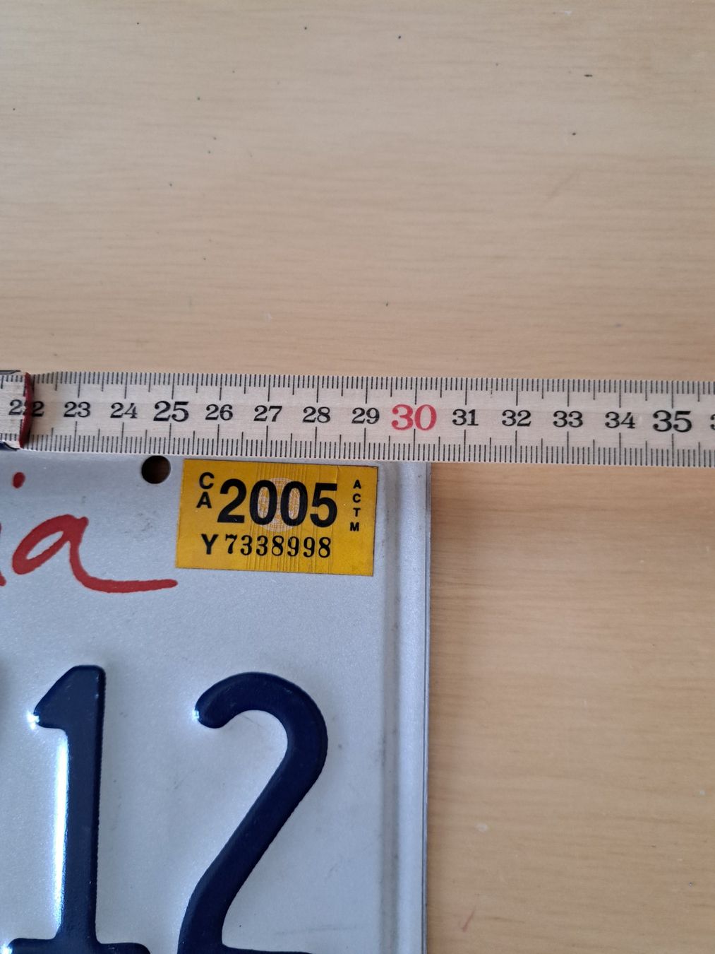 Schilder: Nummern Schild California – Gebraucht aus St. Gallen von ripime010412 2