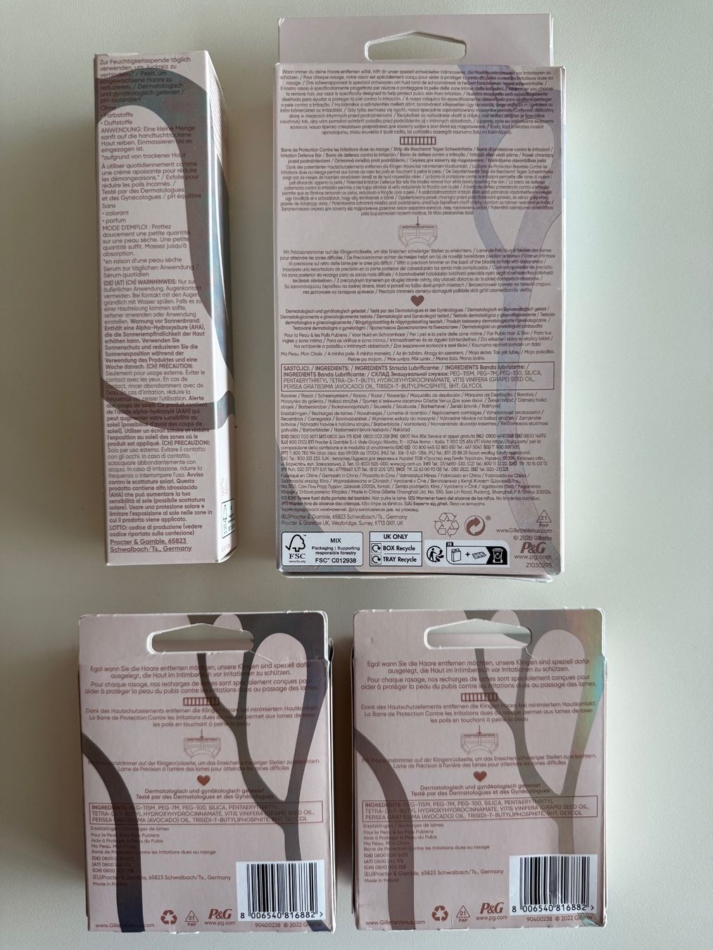 Gillette Rasierapparate & Rasierklingen: Gillette Venus, 18 pcs – Neu und originalverpackt aus St-Gingolph von GoldenKeys 1
