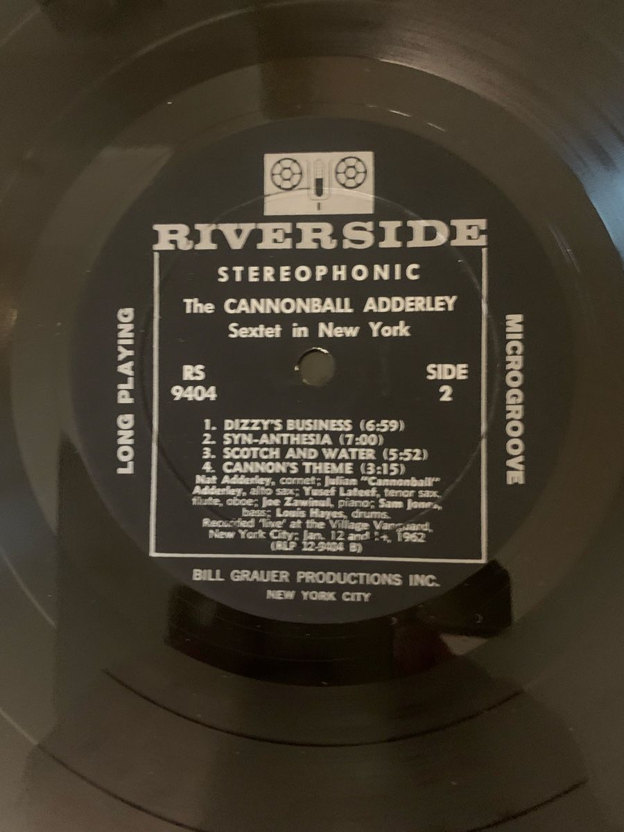 Schallplatten: Cannonbal Adderley(Yusef Lateef)In New York – Gebraucht aus lausanne von Ccheche 2
