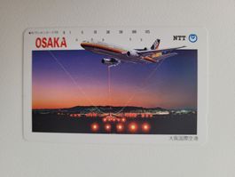 Telefonkarte Japan "Flugzeug"
