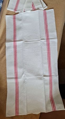 Leinen Geschirrtücher 5 Set, Vintage noch neu