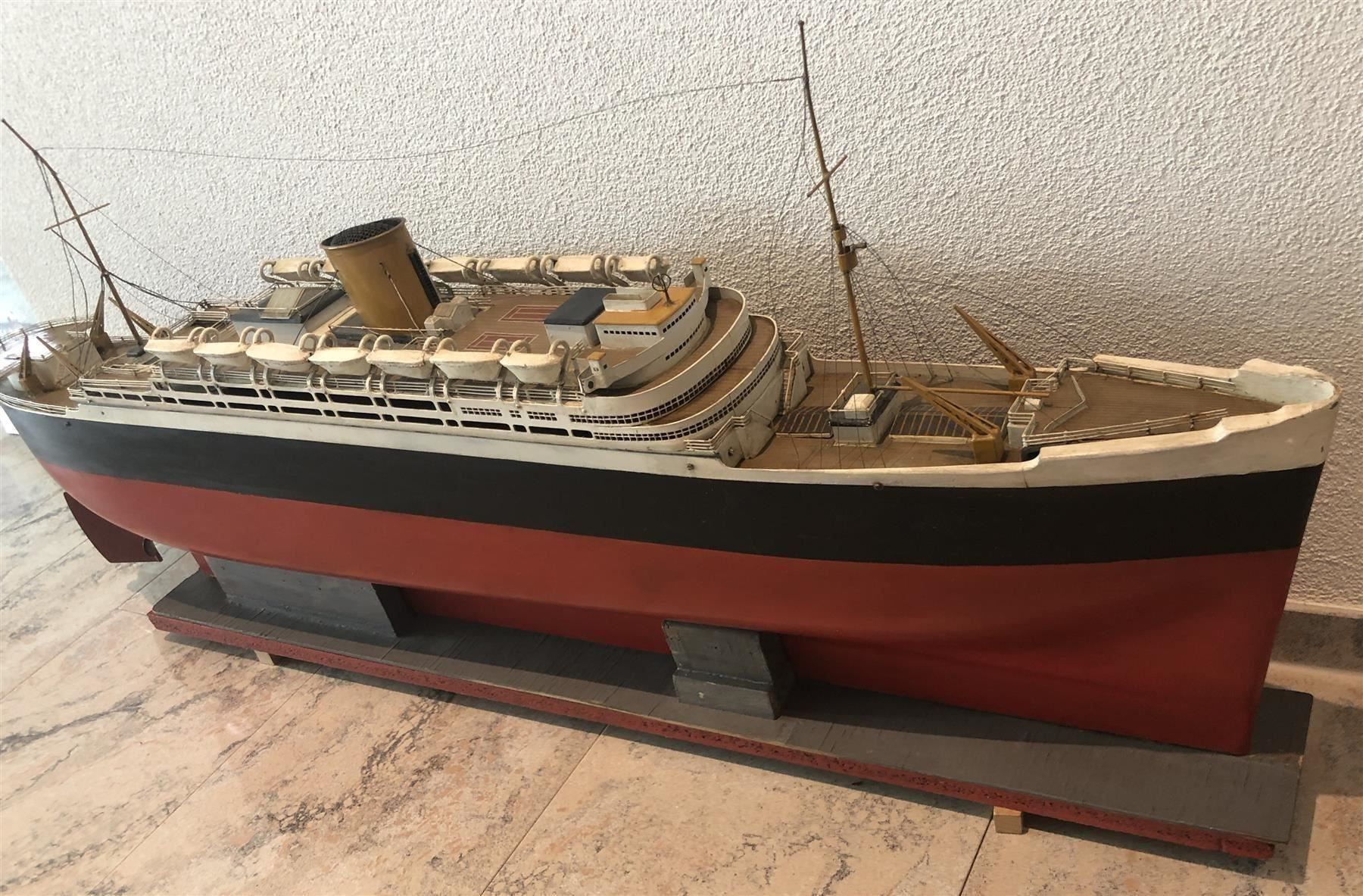 Kit di modellismo & Modellini statici: GROSSES DAMPFSCHIFF-Modell "ANDES" - 107 cm – Usato da Appenzell venduto da Zimiuno 6