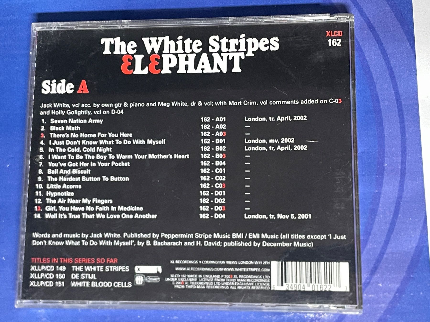 CD: The White Stripes – Usato da Muri b. Bern venduto da AdidasCollector 2