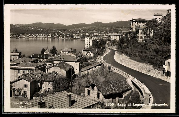 Cartes postales: AK Castagnola, Panorama – D'occasion à Berlin par bartko-reher