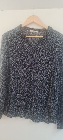 Chemise Esprit imprimée fleuri bleu foncé taille XL