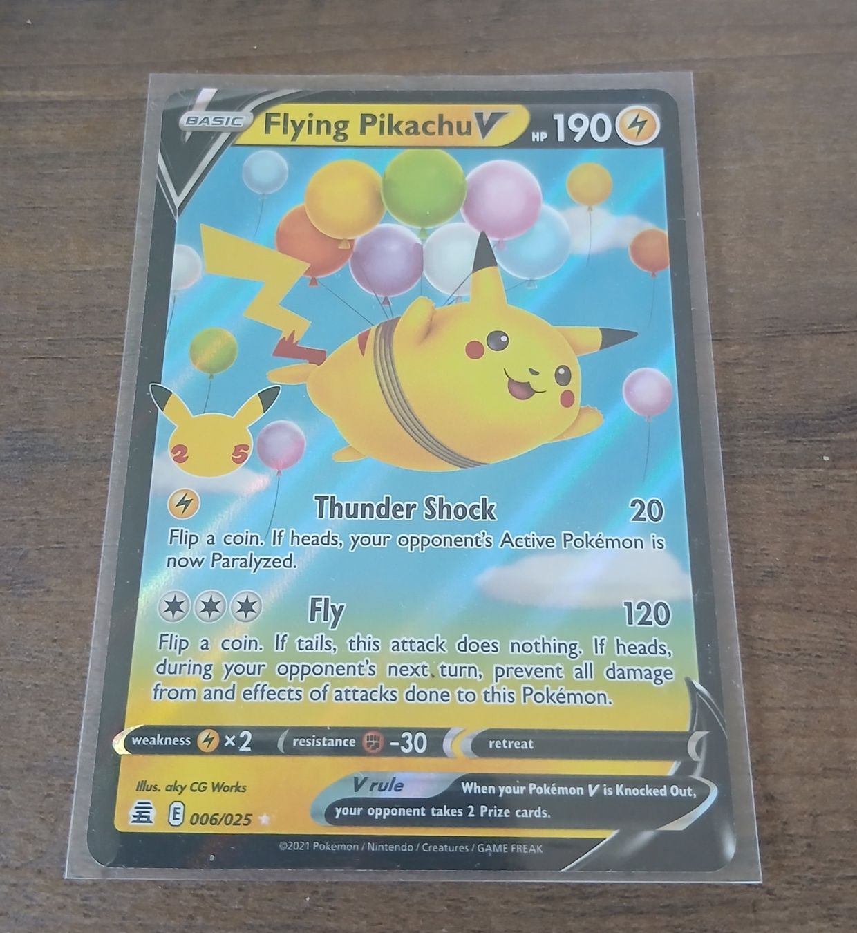 Pokémon Carte collezionabili: Pokemon Flying Pikachu 006/025 – Usato da Märwil venduto da Chi_87pp