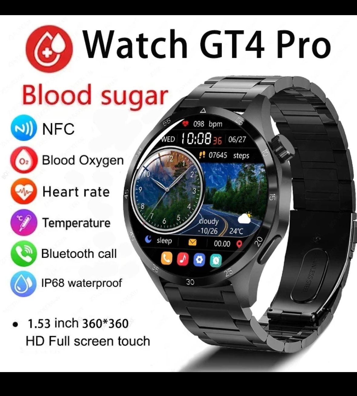Smartwatch: Smartwatch GT4 Pro – Nuovo e nell'imballaggio originale da Marly venduto da may_j75b