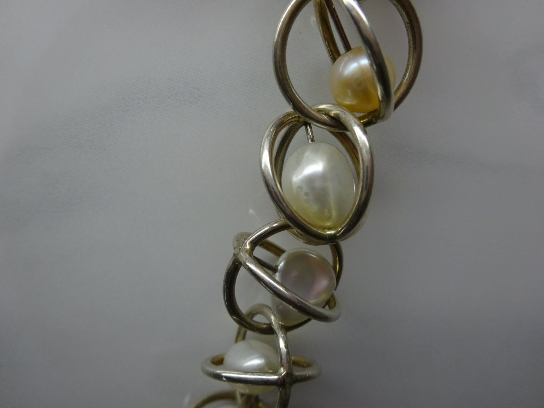 Catenine: Moderne Perlen Kette / 925 – Usato da Esslingen venduto da FetteSchnecke 4