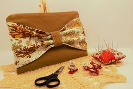 Kosmetiktasche, Täschchen Vanessa, Pochette / Handmade