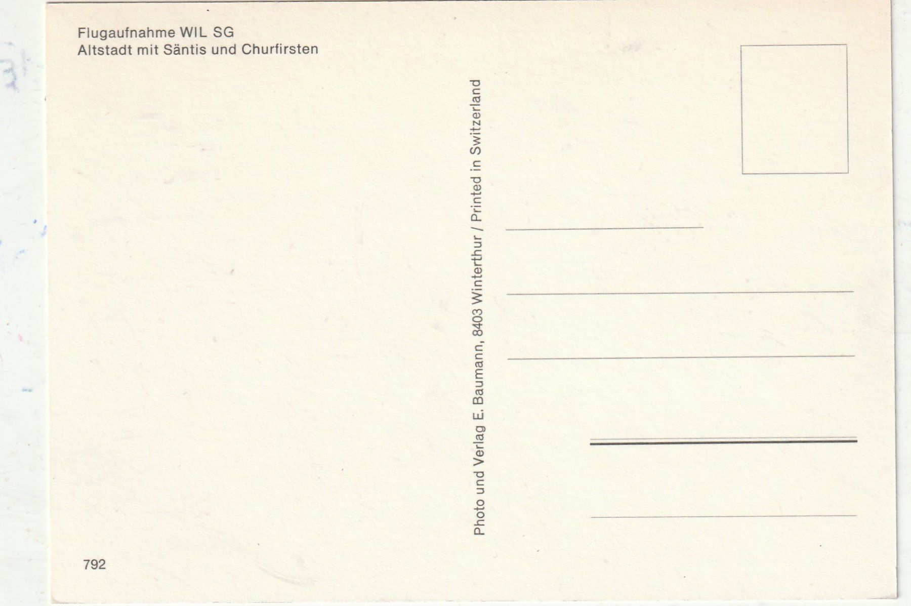 Cartoline postali: Wil Altstadt – Usato da Lumbrein venduto da made02 1