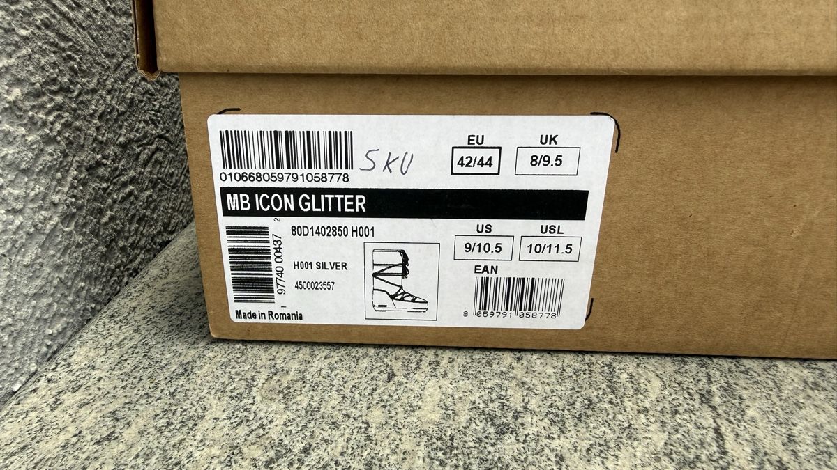 Moon Boot Herrenschuhe: Moonboot Icon Glitter, EU 42/44 – Neu (gemäss Beschreibung) aus Basel von Campanelle 1