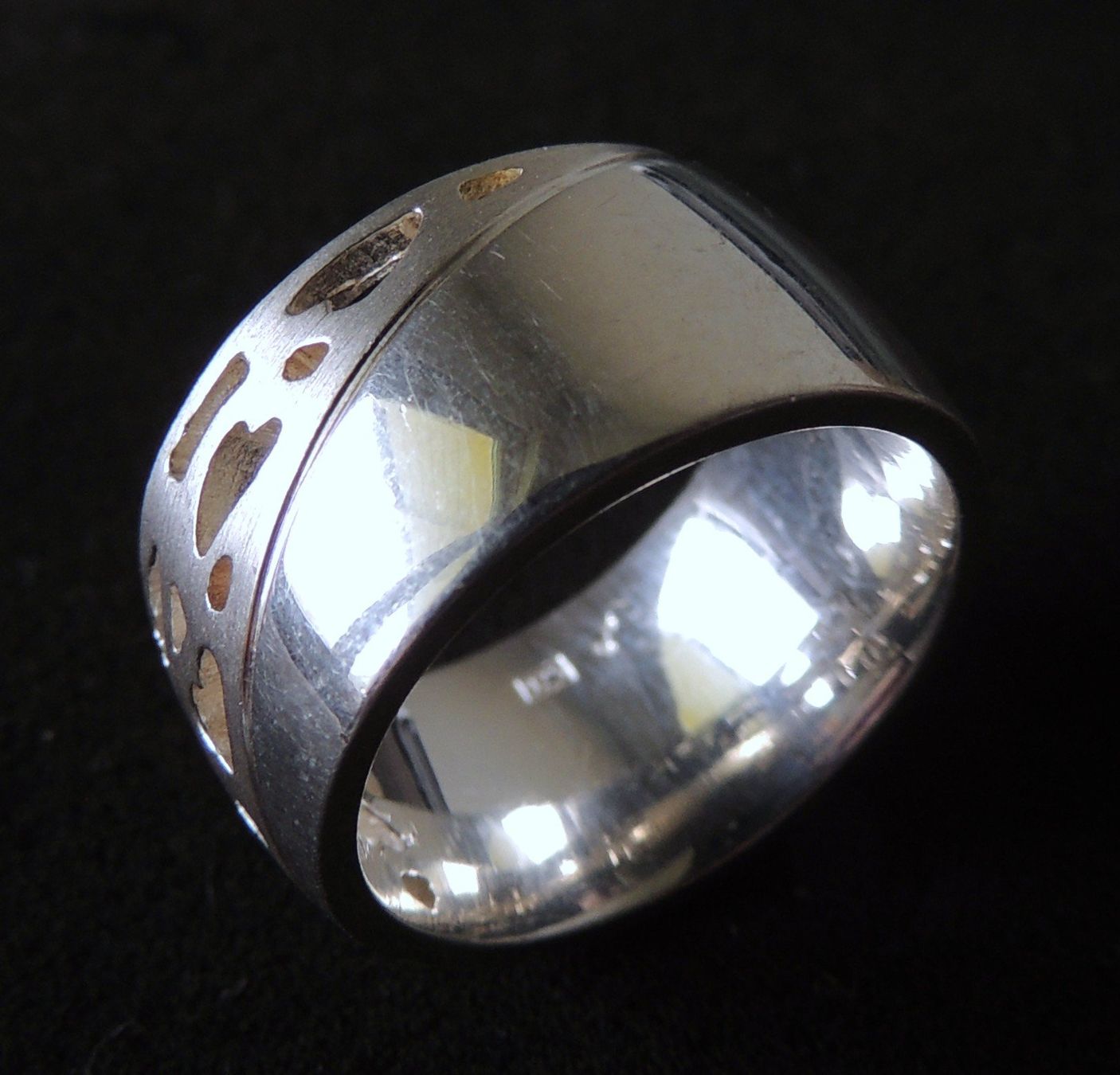Anelli: Zeitloser Silber 925 Fingerring Gr. 55 – Usato da Waldenburg venduto da schaller707 1