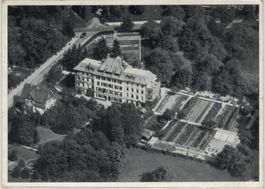 ZH 101 ZÜRICH FLUNTERN Flugbild Erholungsheim 1942 GF