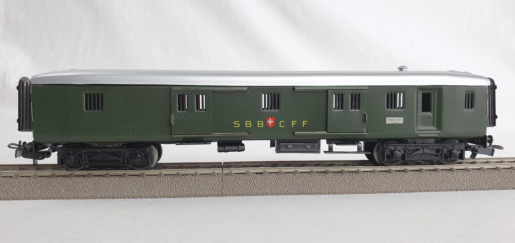 Märklin Modellini di ferrovie: 4017 SBB Leichtschnellzug-Gepäckwagen, Version: 1960 – Usato da Seon venduto da voAllBah
