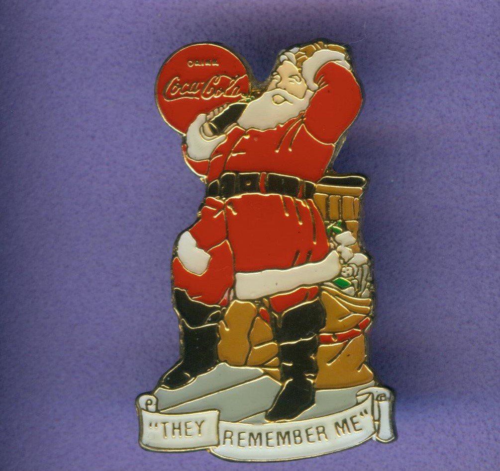 Coca-Cola Placchette & Badge: Coca Cola  SANTA CLAUS – Usato da Winterthur venduto da Sammleroase