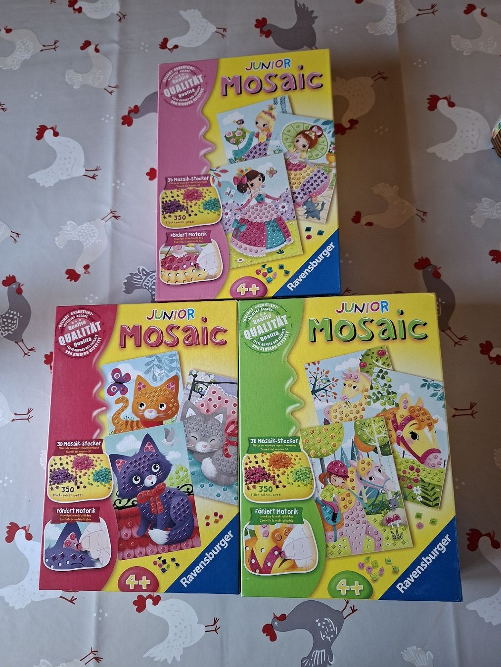 Ravensburger Giocattoli: Junior Mosaik Ravensburger 3er Set – Usato da Hinterforst venduto da Outdoorfamily