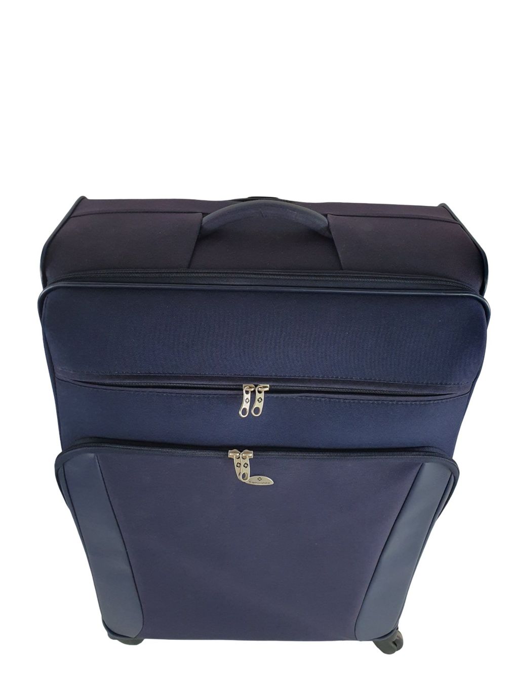 Samsonite Reisekoffer: SAMSONITE- Softschalenkoffer, gross, dunkelblau – Gebraucht aus Wangen b. Olten von Restwert_Wangen 1