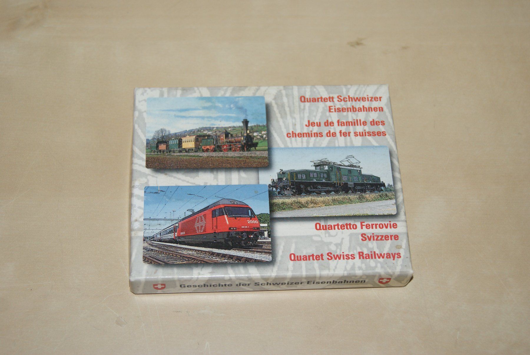 Spiele: Quartett Schweizer Eisenbahnen – Gebraucht aus Zürich von Widi1