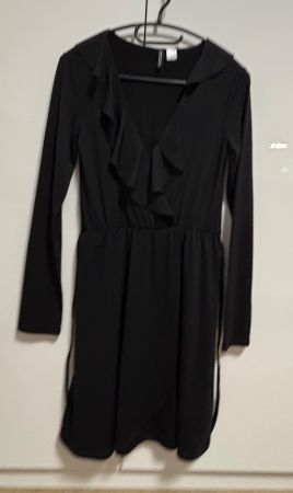H&M Kleid mit Rüschen, Gr. 36