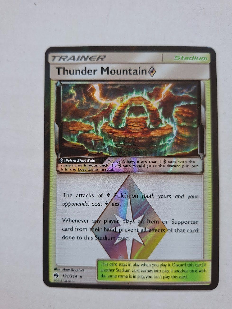 Pokémon Sammelbilder & Trading cards: Ditto Prism Star / Tapu Koko Prism Star / Thunder Mountain – Gebraucht aus Degersheim von Fjeda 4