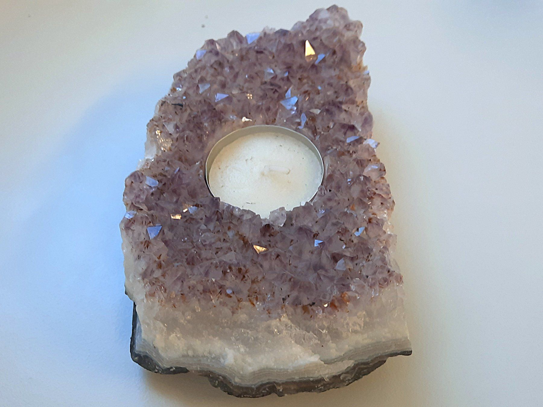 Pietre preziose: Kerzenhalter aus Amethyst – Usato da Beinwil am See venduto da Restwert_Beinwil 4