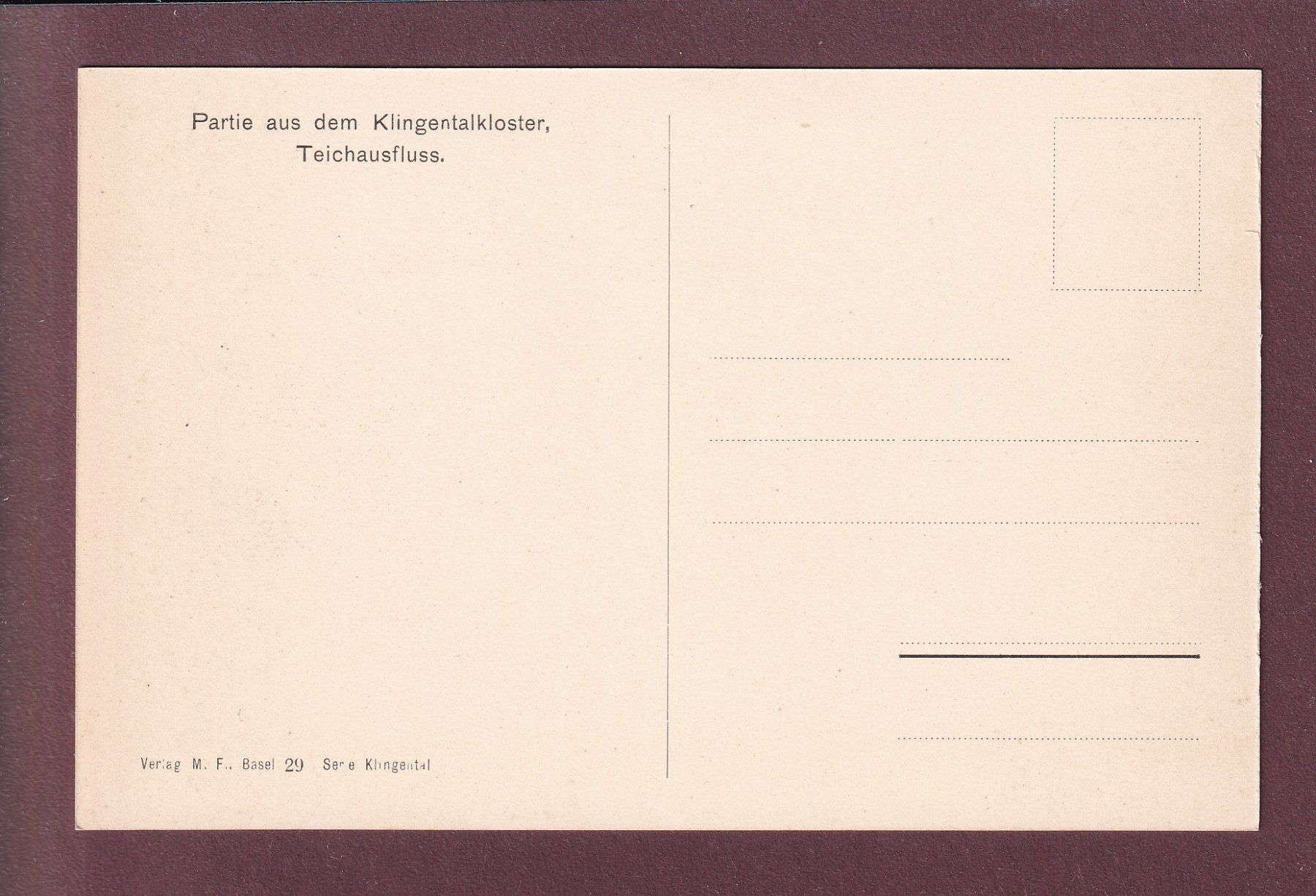 Cartoline postali: Altes BASEL - Klingental - Kinder – Usato da Pully venduto da nicecards 1