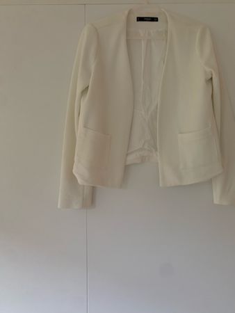 White Blazer Jacket Mango Size M