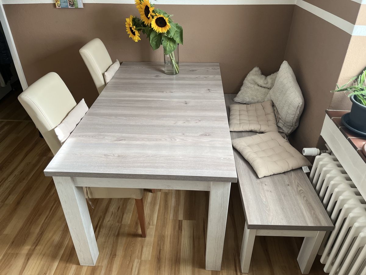 Tavoli: Esstisch Holzoptik hell/weiss 90x160 – Usato da Rickenbach Sulz venduto da Scorvette
