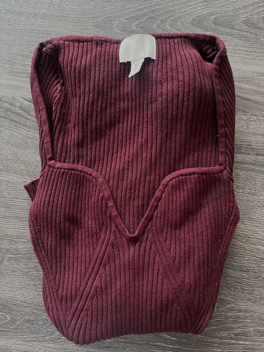 H&M Maglioni & Felpe: Bordeaux Strickpullover – Nuovo (secondo la descrizione) da Allschwil venduto da MaloseS08 3