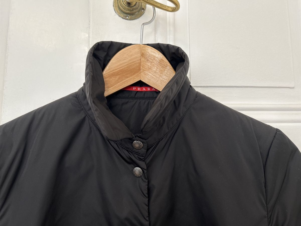 Prada Jacken: Prada Black Nylon Women's Jacket Size 38 – Neu (gemäss Beschreibung) aus Genève von TreasureChest 2
