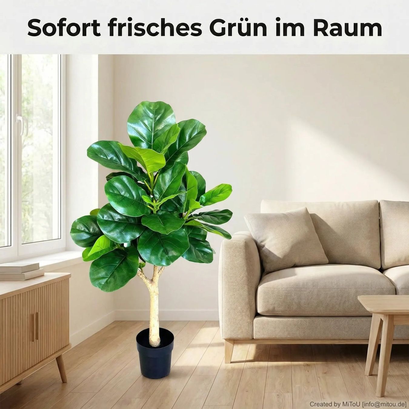 Piante & sementi: HST Kunstpflanze Jackfruchtbaum Kunst Palme Blume Kunstbaum – Nuovo e nell'imballaggio originale da Hess.-Lichtenau venduto da hst_sicherheit 2