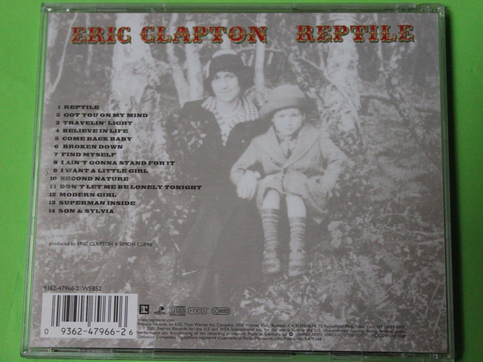 CD: Eric Clapton - Reptile HDCD 2001 Guter Zustand – Usato da Tübach venduto da JamesStone 2