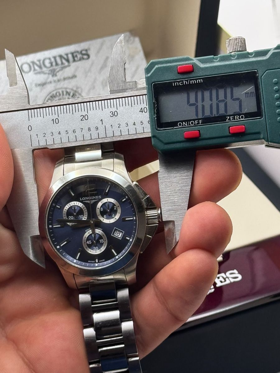 Longines Uhren: Longines Conquest Chronograph L3.379.4 - Box & Papiere – Gebraucht aus Hunzenschwil von MeliT 6