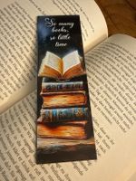 1x Lesezeichen-Buchzeichen-Bücher-Erholung-Zeit für dich