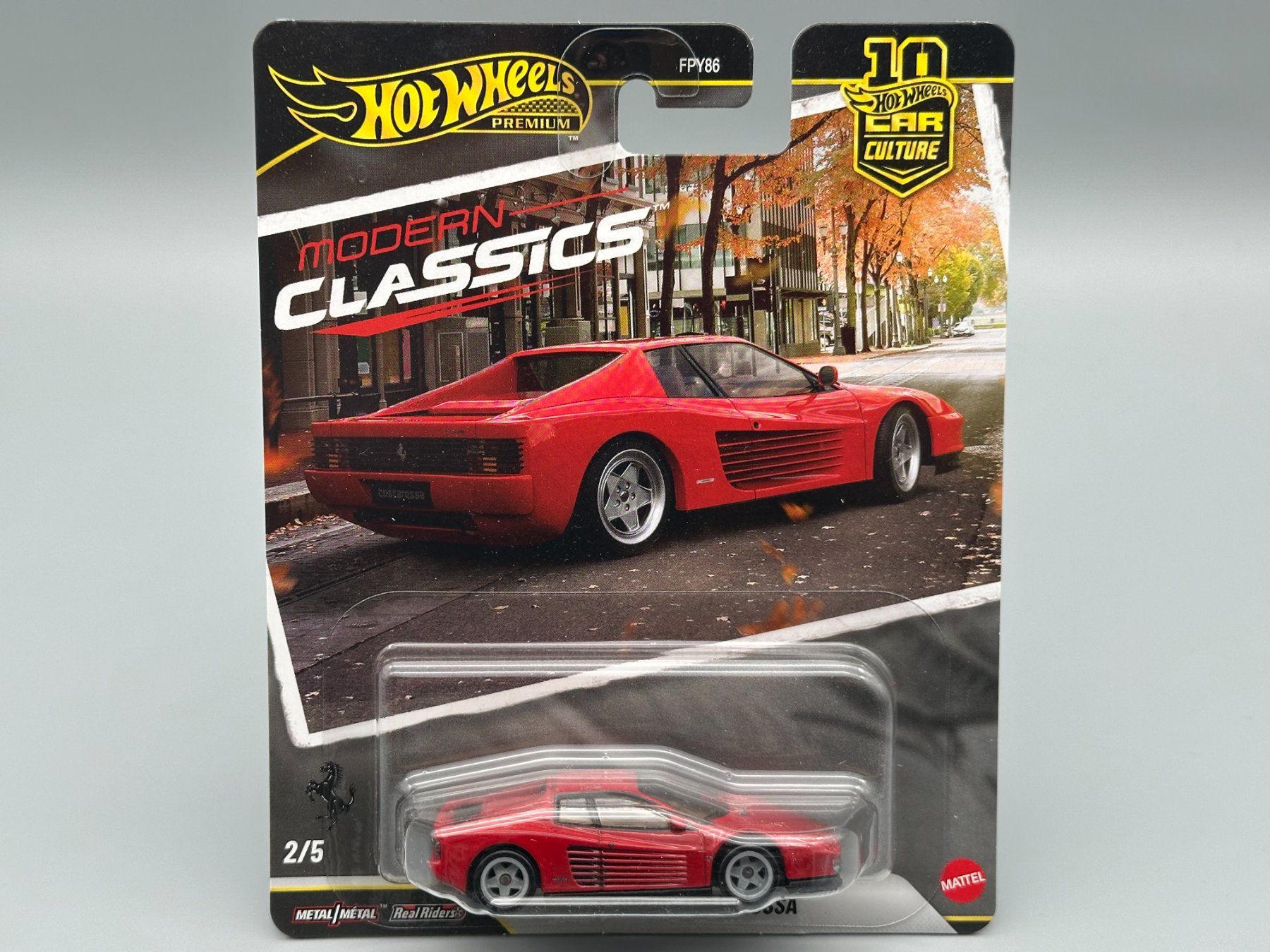 Hot Wheels Modellini d'auto: Hot Wheels Premium Ferrari Testarossa 1:64 Neu – Nuovo e nell'imballaggio originale da Schlieren venduto da Selected_Model_Cars