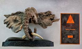 Elfenbein Jäger (Elefant) Skulptur v. Rick Cain, Ltd.Ed.