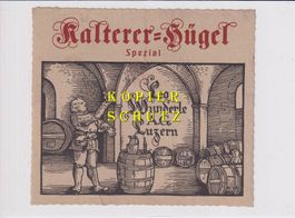 Etikette - Kalterer-Hügel Spezial (schwarz) /bd
