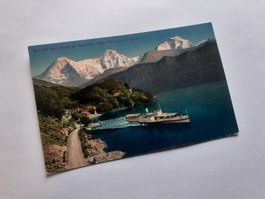 BEATENBUCHT am THUNERSEE - EIGER, MOENCH JUNGFRAU - DAMPFER