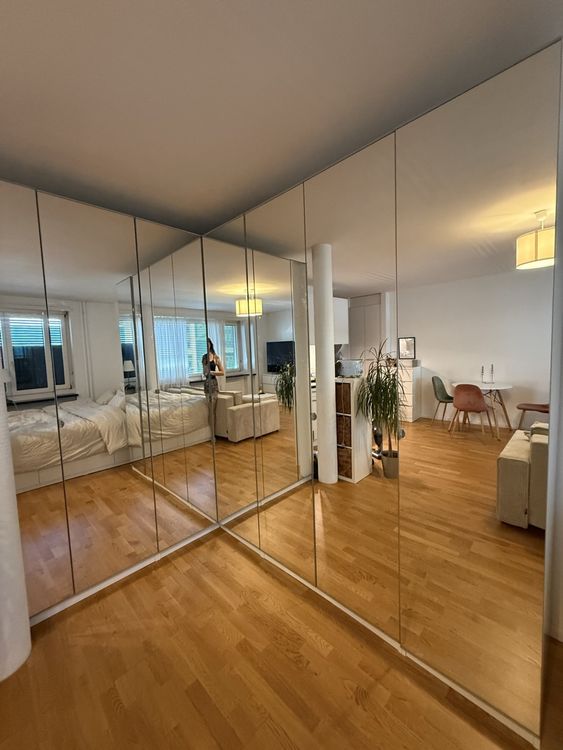 Ikea Pax Kleiderschrank Spiegeltür L-Form Eckschrank (Gebraucht) in ...