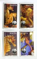 Briefmarken "Seepferdchen". Malta