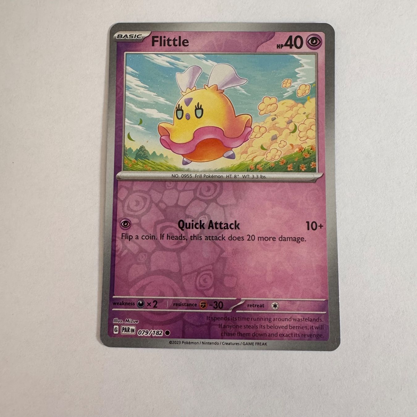 Pokémon Sammelbilder & Trading cards: Pokémon PAR - Flittle - 79 / 182 - ENG – Neu (gemäss Beschreibung) aus Staad SG von miaCards