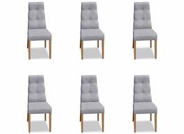 Esszimmer Stuhl Garnitur 6er Set Polster Design Lehnstuhl