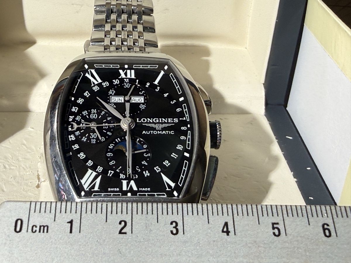 Longines Montres: Longines Evidenza Automatic Mondphase Chronograph Full Set  – D'occasion à schaffhausen par VintAntik_1980 7
