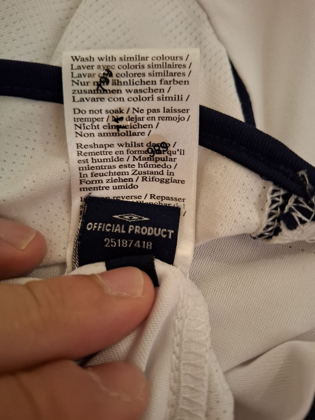 Umbro Canottiere & Pantaloni: England Trikot – Usato da Niederönz venduto da g_si 5