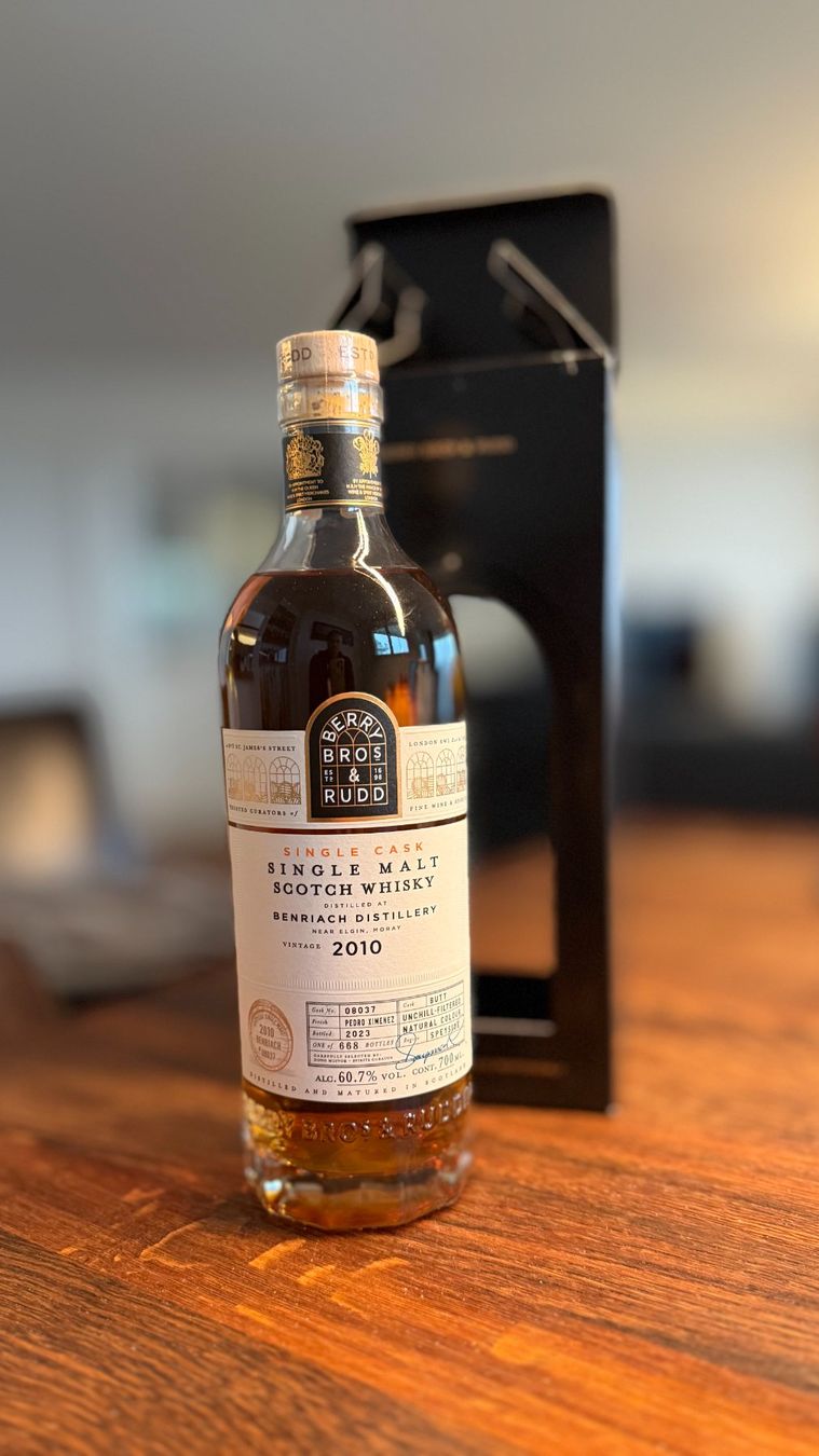 Benriach Spirituosen: Benriach 2010 13 Year Berry Bros. – Neu (gemäss Beschreibung) aus Pfäffikon SZ von Pa0073