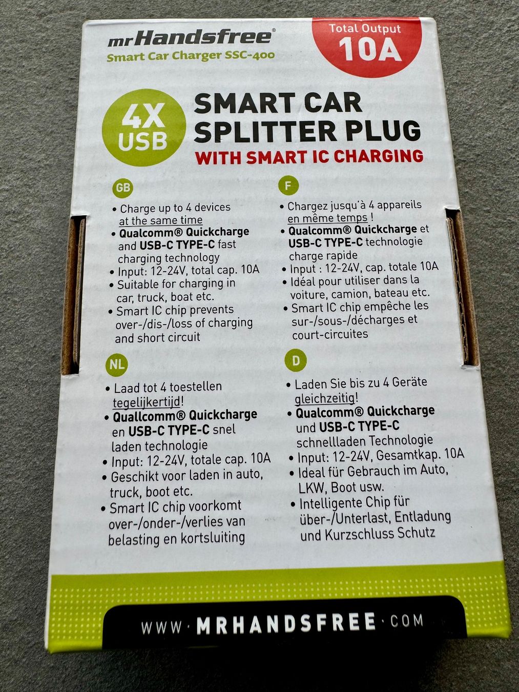 Laufwerke & Adapter: Smart Car Splitter Plug 4xUSB incl 3.0 + Type-C fast charge – Neu und originalverpackt aus Rothenthurm von WalterliTell 1