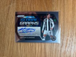 Panini Prizm Dusan Vlahovic Juventus Autogramm