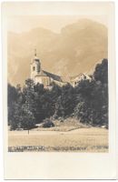 Rüthi Rheintal Teilansicht mit Kirche