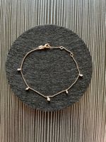CHRIST Armband 9K Roségold mit 5 Diamanten