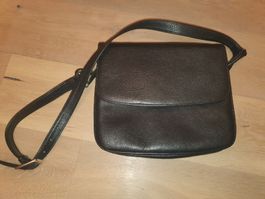 Amiet Ledertasche Damen schwarz